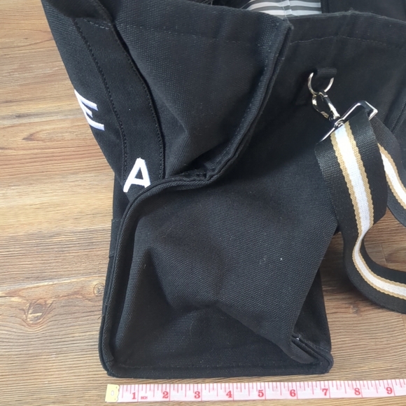 ABAMERICA The Tote Bag Black Purse - NEW w/o Tags - 16 x 13 x 7 - Picture 4 of 6